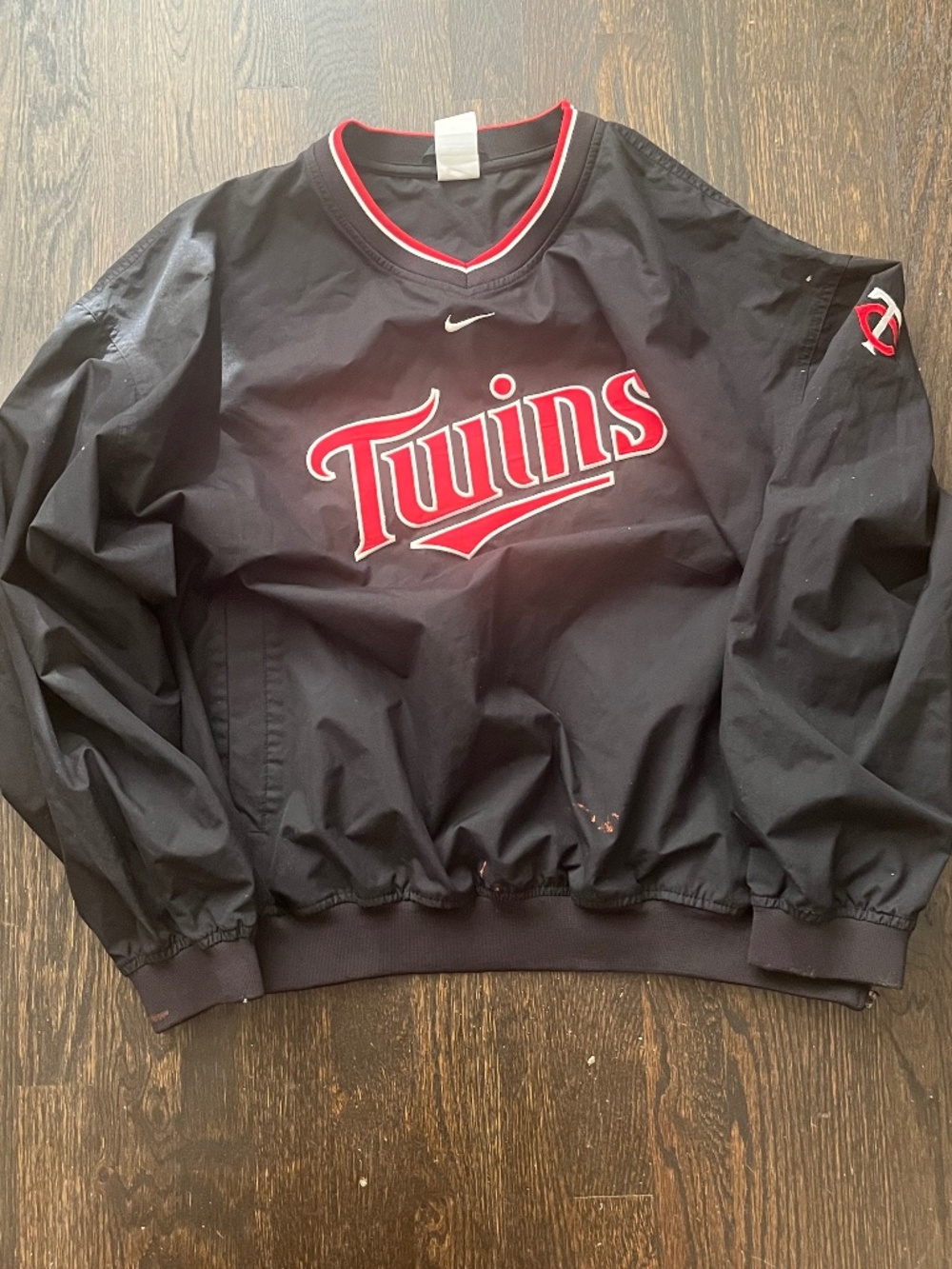 Nike Minnesota Twins MLB Pullover Windbreaker Jacket Size XL